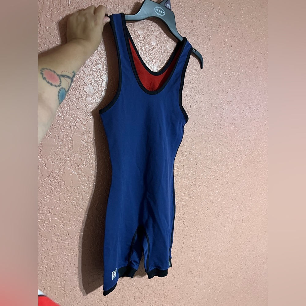 Adult reversible Brute wrestling singlet